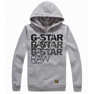Sweat à Capuche G-Star Gris Homme Pas Cher